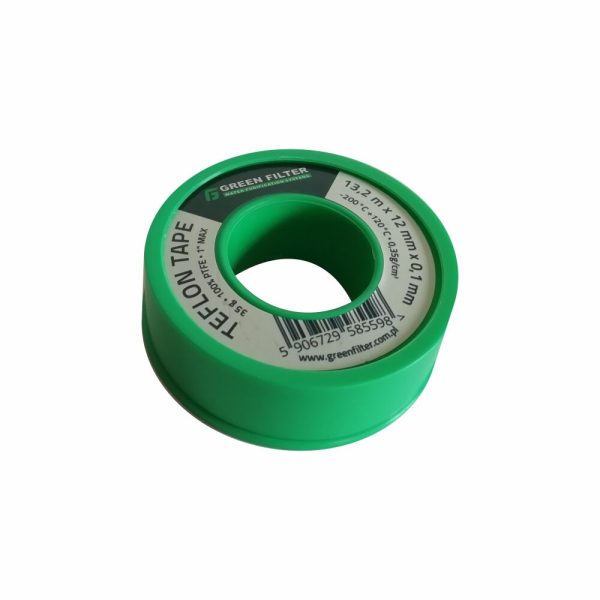 TAŚMA TEFLONOWA 12mm x 0,1mm x 6m x 0,35g/Cm3