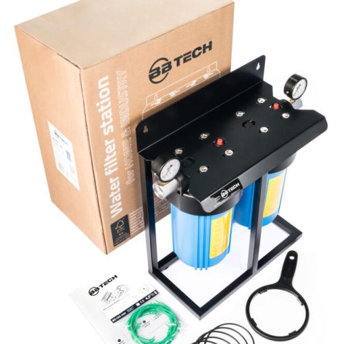SYSTEM NARUROWY BIG BLUE 2x10 BBTECH ZESTAW Z MANOMETRAMI