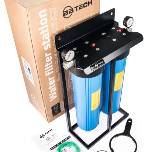 big_z6 SYSTEM NARUROWY BIG BLUE 2x20 BBTECH ZESTAW Z MANOMETRAMI